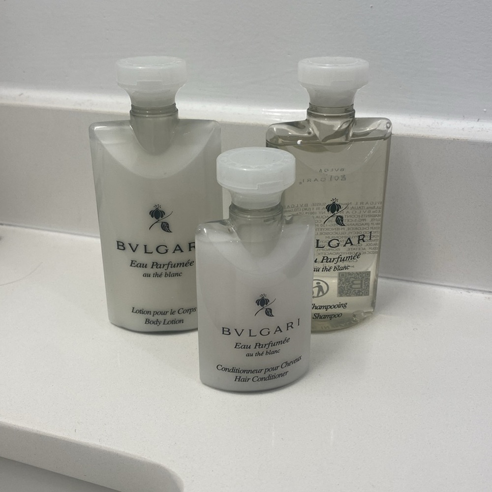 NEW Bulgari Shampoo, conditioner and body lotion